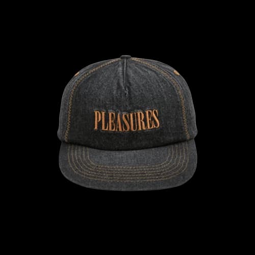 Pleasures Zig Zag Denim Cap 'Black'