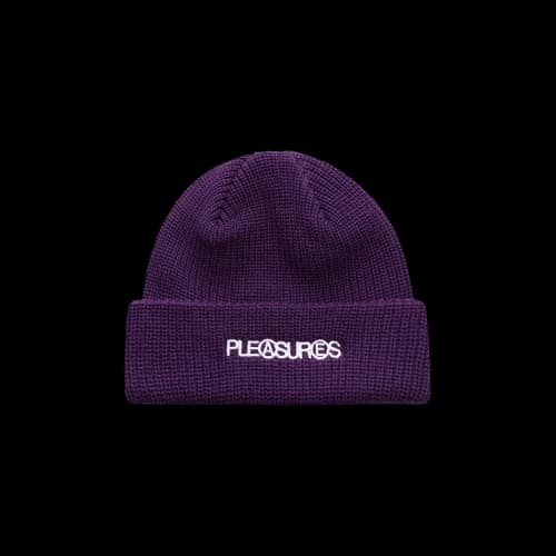 Pleasures Zine Beanie 'Eggplant'