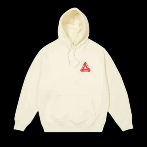 Palace Bit Grippy Tri-Ferg Hood 'Soft White'