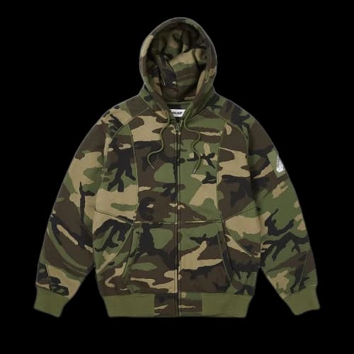Palace Bonded Sherpa Zip Hood 'Camo'