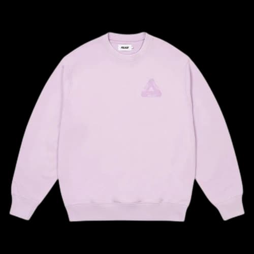 Palace Spray Tri-Ferg Crew 'Bloom Purple'