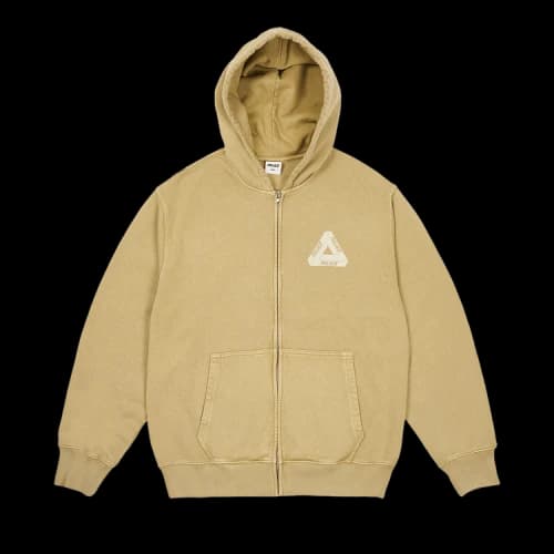 Palace Pigment Wash Tri-Ferg Hood 'Stone'