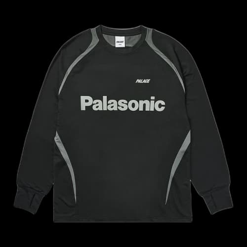 Palace Trail Runner Long-Sleeve 'Black'