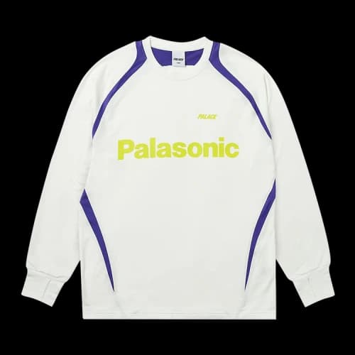 Palace Trail Runner Long-Sleeve 'White'