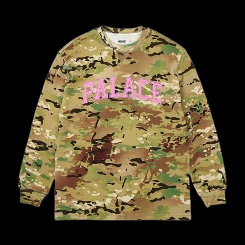 Palace Waffle Long-Sleeve 'Camo'