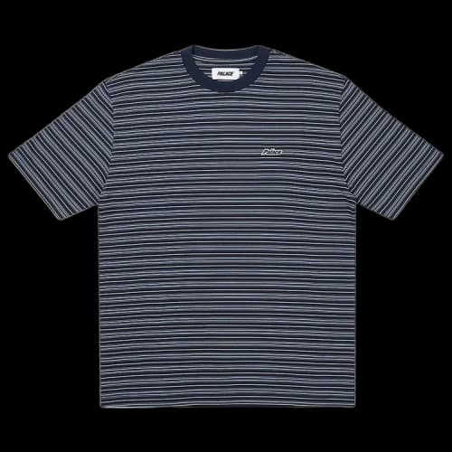 Palace Boxy Stripe T-Shirt 'Navy'