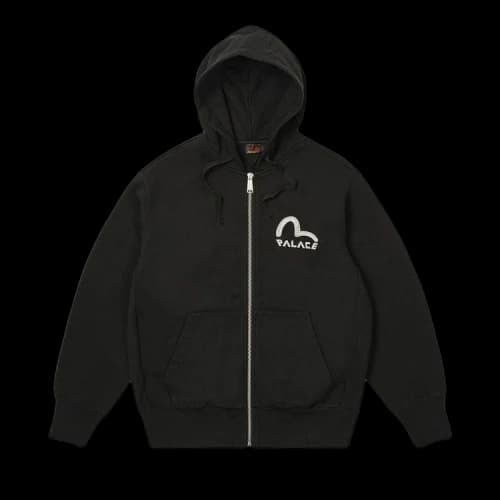 Palace x Evisu Zip Hood 'Black'