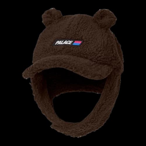 Palace Teddy Ears Earflapper 'Brown'