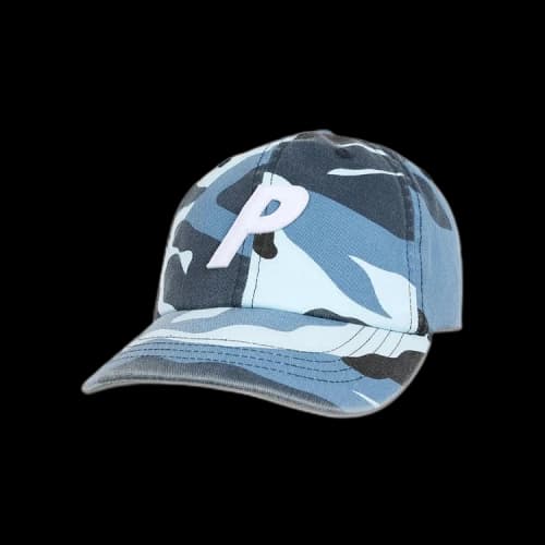 Palace P 6-Panel Washed 'Navy Camo'