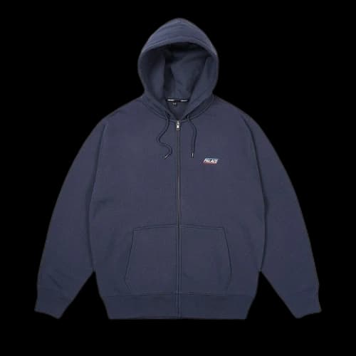 Palace Basically A Zip Hood 'Navy'
