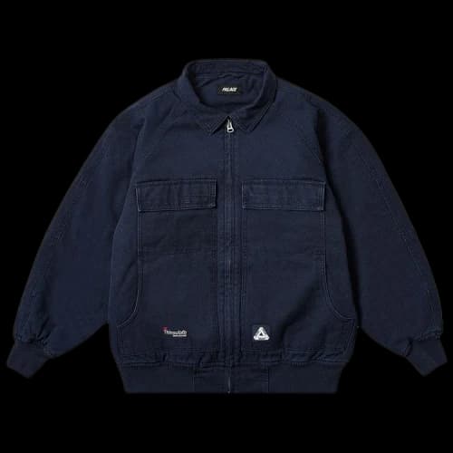 Palace Heavy Canvas Bomber Jacket 'Navy'