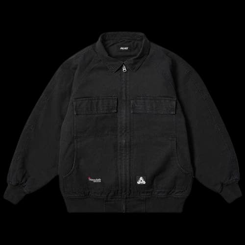 Palace Heavy Canvas Bomber Jacket 'Black'
