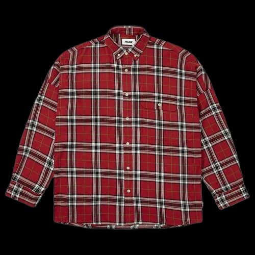 Palace Lumber Yak Shirt 'Red'