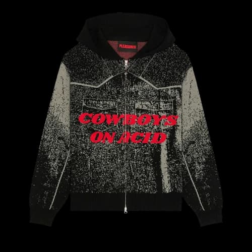 Pleasures Acid Cowboy Knitted Hoodie 'Black'