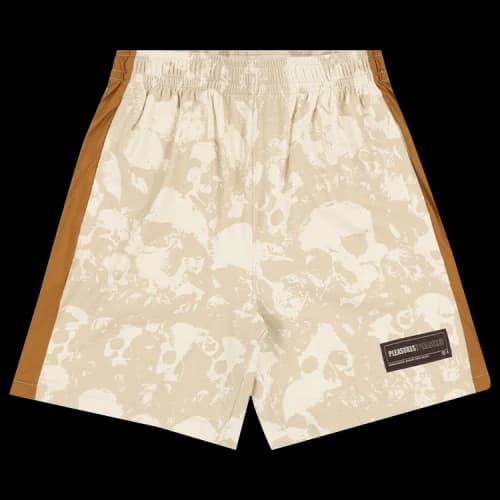 Pleasures Despair Active Shorts 'Ecru'