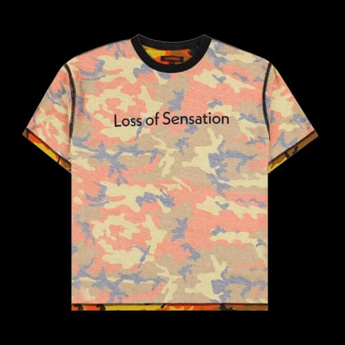 Pleasures Sensation Camo T-Shirt 'Orange'