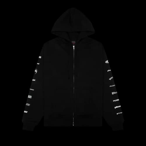 Pleasures Woodmark Zip Hoodie 'Black'