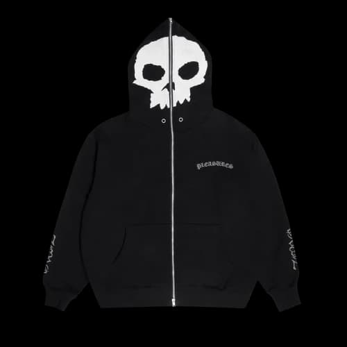 Pleasures Balaclava Zip Hoodie 'Black'