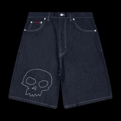Pleasures Skull Jorts 'Blue'