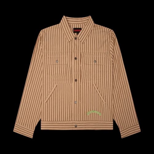 Pleasures Cat Mirror Trucker Jacket 'Beige'