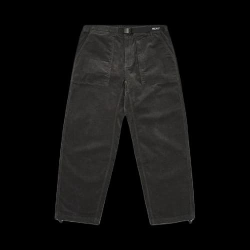 Palace Corduroy Belter Trouser 'Black'