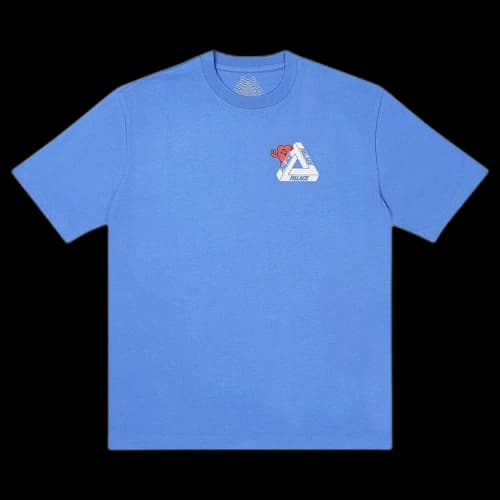 Palace Tri-Hearts T-Shirt 'Palatial Blue'