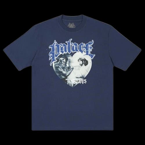 Palace Save Thyself T-Shirt 'Navy'