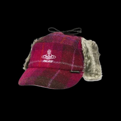 Palace x Vivienne Westwood GORE-TEX Shooting Cap 'Plaid Pink'
