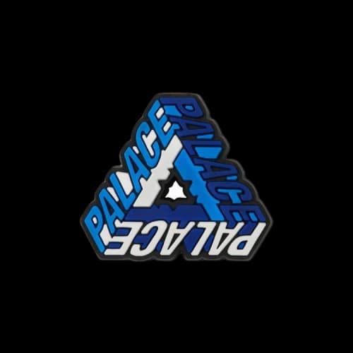 Palace P3 Pin Badge 'Blue/Navy'