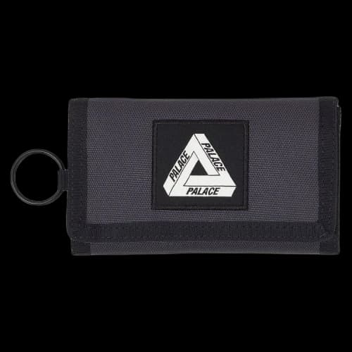 Palace Cordura Duck Canvas Tri-Fold Wallet 'Carbon/Black'