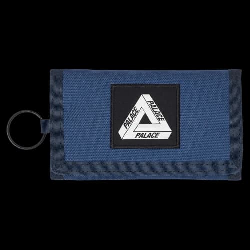 Palace Cordura Duck Canvas Tri-Fold Wallet 'Blue/Navy'