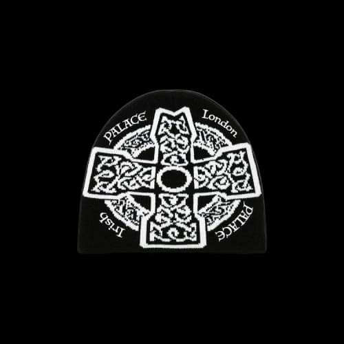 Palace Celtic Nein Cuff Beanie 'Black'