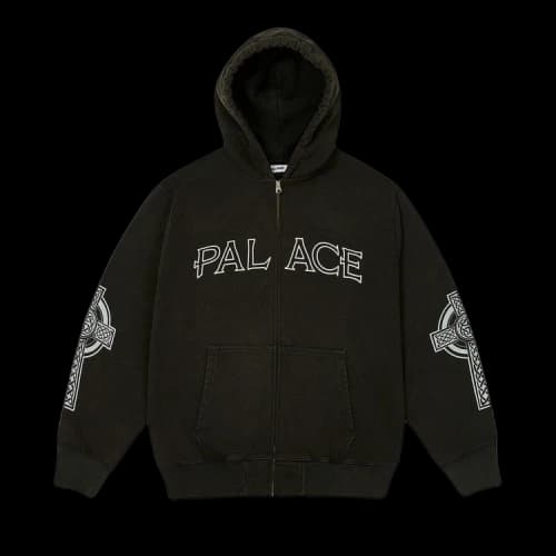 Palace Celtic Zip Hood 'Black'