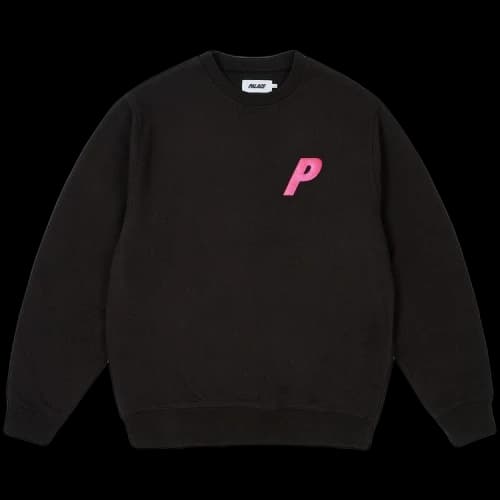 Palace P3 Glitter Crew 'Black'