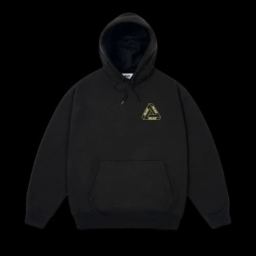 Palace Glow Tri-Ferg Hood 'Black'