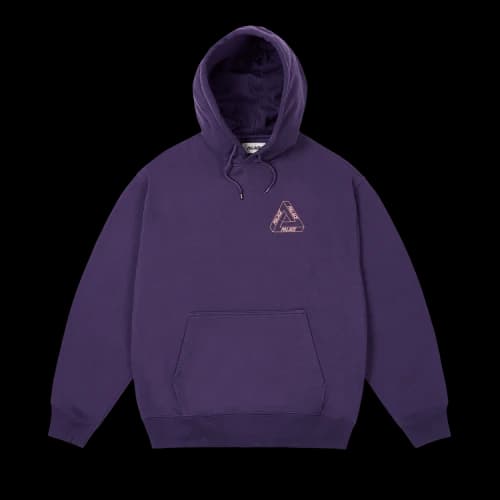 Palace Glow Tri-Ferg Hood 'Purp'