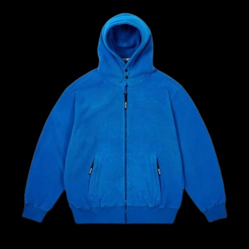 Palace Polartec Lazer Zip Hood 'Palatial Blue'