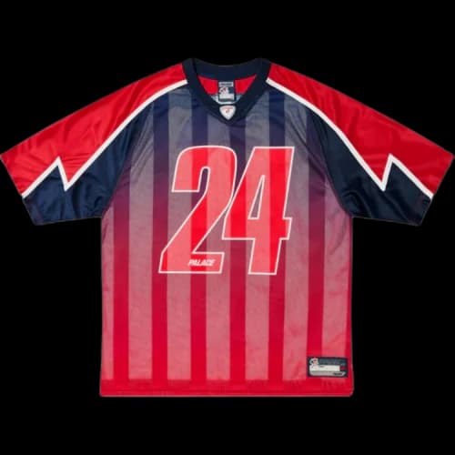 Palace Meshy Stripe Jersey 'Red/Navy'