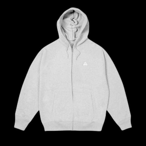 Palace Sofar Zip Hood 'Grey Marl'