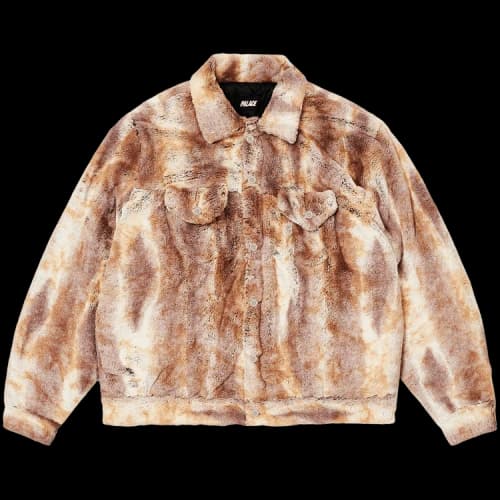 Palace Furry Trucker Jacket 'Brown'
