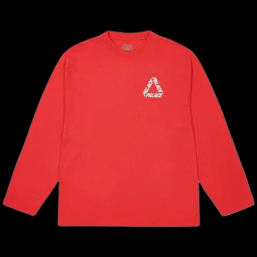 Palace P3 Long-Sleeve 'Tomato Red'