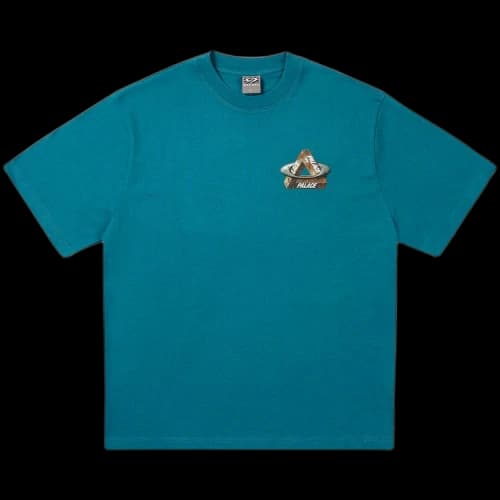 Palace x Oakley T-Shirt 'Petrol'