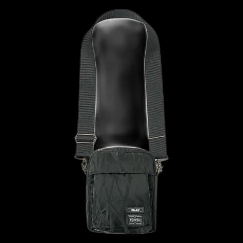 Palace x Porter-Yoshida & Co. Tanker Vertical Shoulder Bag 'Black/Jacquard'