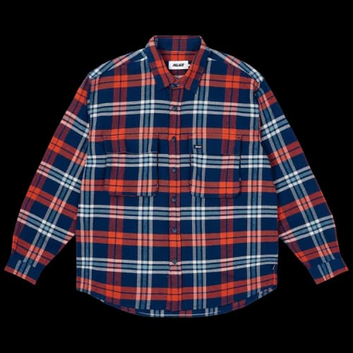 Palace Check Shirt 'Burnt Orange'