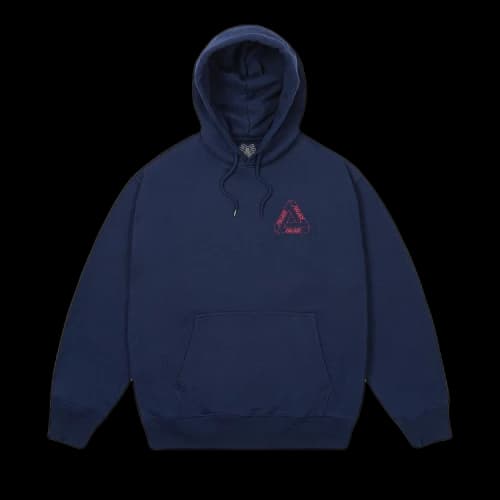 Palace Barbed Tri-Ferg Hood 'Navy'