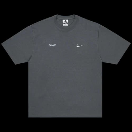 Palace x Nike Font Swoosh T-Shirt 'Charcoal'