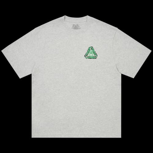 Palace P3 Lean T-Shirt 'Grey Marl'