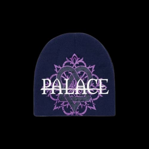 Palace Tri-Gram Nein Cuff Beanie 'Navy'
