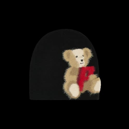 Palace P Bear Nein Cuff Beanie 'Black'