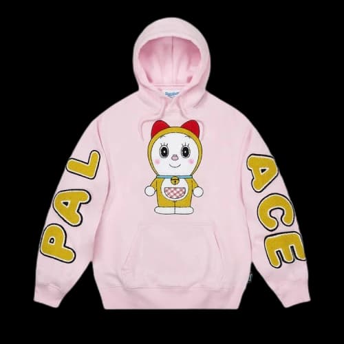 Palace x Doraemon Hood 'Pink'
